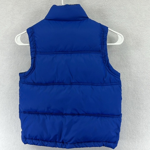 Gap Kids Puffer Vest Size S (6-7) Blue Inside and Outside Pockets Like New - Picture 4 of 12